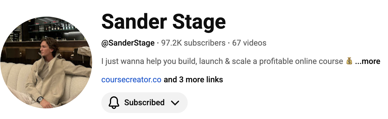 Sander Stage